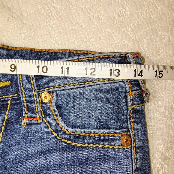 True Religion Women's Size 27 Super Skinny  Light Wash Blue Denim Jeans - Picture 4 of 15